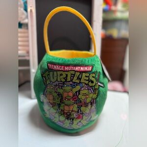 Nickelodeon Green TMNT Plush Basket